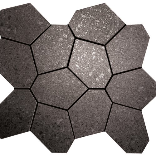 Alaska in Tundra Mosaic 13"x15" Polygon Tile