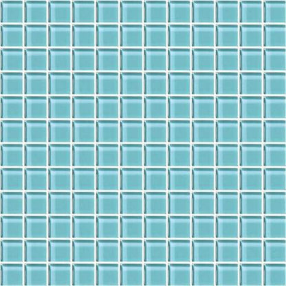 Color Appeal in Fountain Blue 1x1 Mosaic