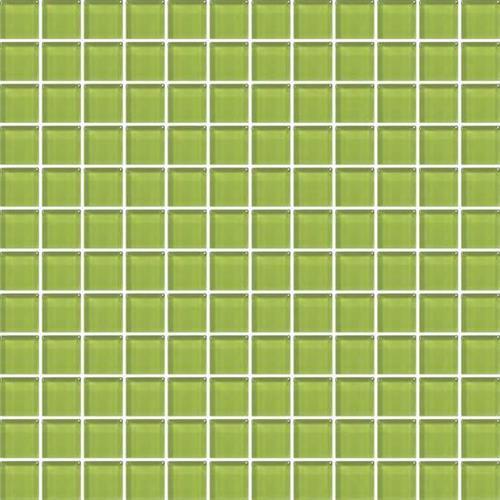 Color Appeal in Lime Green 1x1 Mosaic