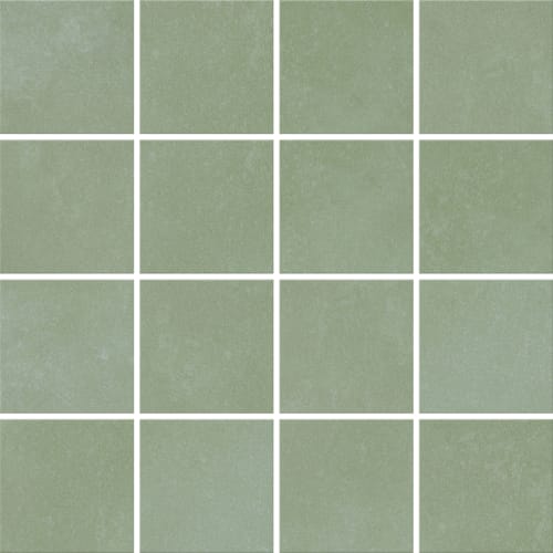 Color Blox 2.0 in Spring Sage Mosaic 3"x3" Tile