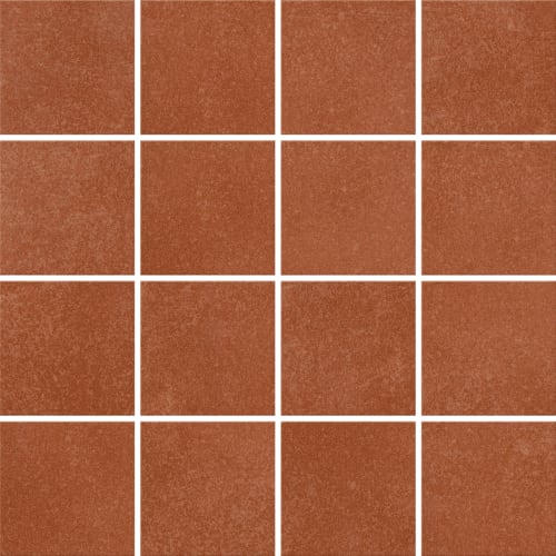 Color Blox 2.0 in Cayenne Mosaic 3"x3" Tile