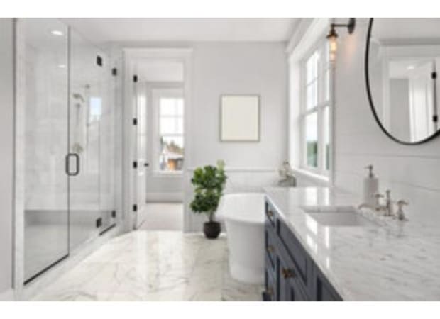 Platinum in Calacatta Empire Rectangle Tile