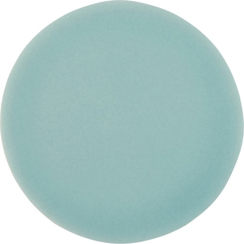 Cursive in Soft Teal Mosaic 4"x4" Circle