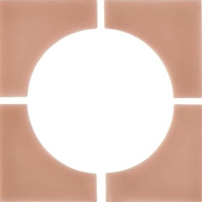 Cursive in Rose Gold Mosaic 6"x6" 4-Corner