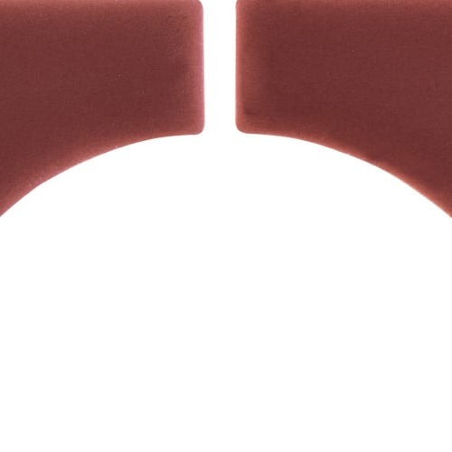 Cursive in Oxblood Mosaic 3"x6" 2-Corner