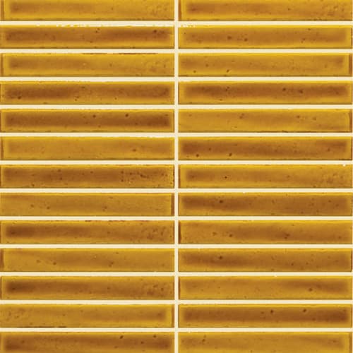 Cotto Revival in Pollen Crackle Stacked Tile
