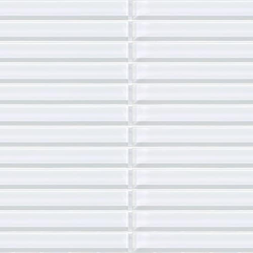Color Wave - Straight Joint in Ice White 1 x 6