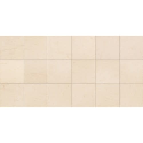 Limestone Collection in Adour Creme 18x18 Polished Natural Stone