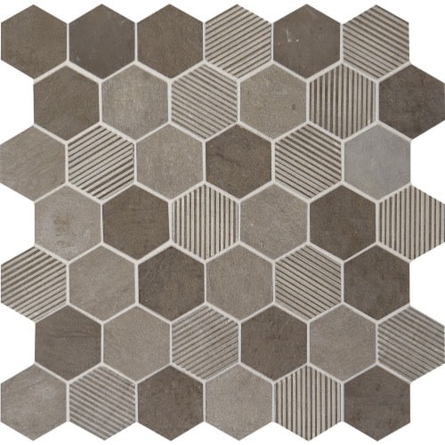 Limestone Collection in Moselle Gris Hexagon Natural Stone