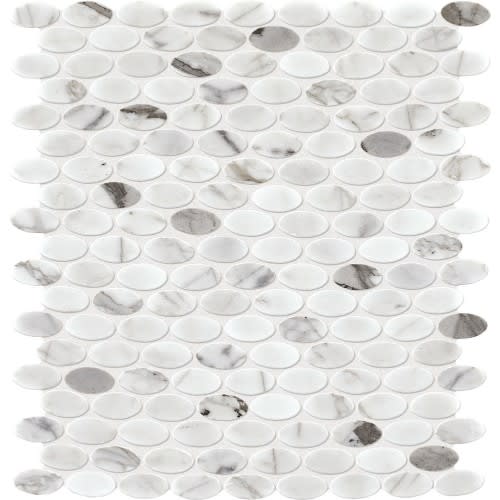 Marble Collection in Venetian Calacatta Oval Natural Stone