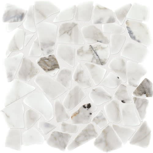 Marble Collection in Venetian Calacatta Pebble Natural Stone
