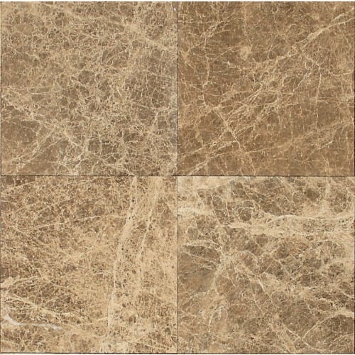 Marble Collection in Emperador Light Classico 18x18 Polished Natural Stone