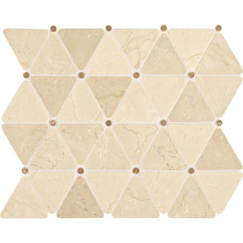 Marble Collection in Crema Marfil Classico Triangle Natural Stone