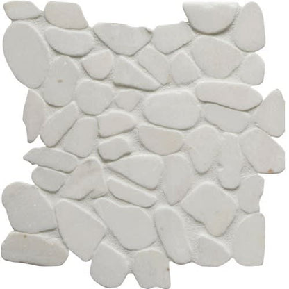 Pebbles in Cotton Flat 12x12