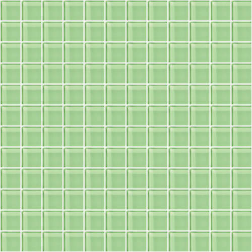 Glass Blox in Lime Shimmer 1"x1"