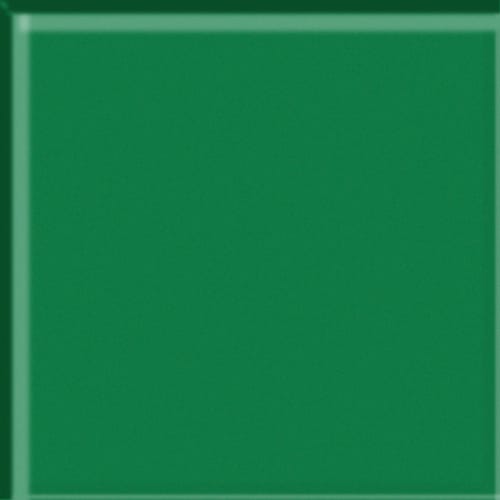 Glass Blox in Green Glow 4"x4" Glass Tile