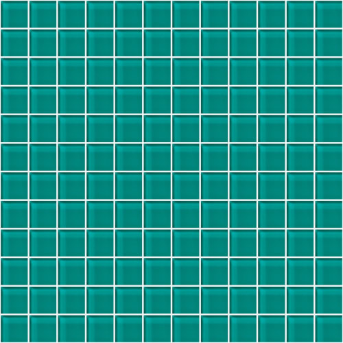 Glass Blox in Jade Lustre 1"x1" Glass Tile