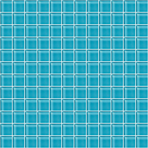 Glass Blox in South Sea 1"x1" Glass Tile