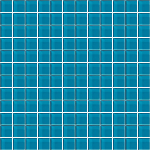 Glass Blox in Mermaid 1"x1" Glass Tile