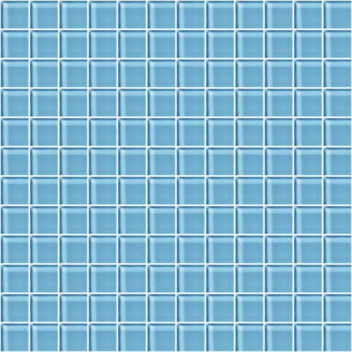 Glass Blox in Glacier 1"x1" Glass Tile