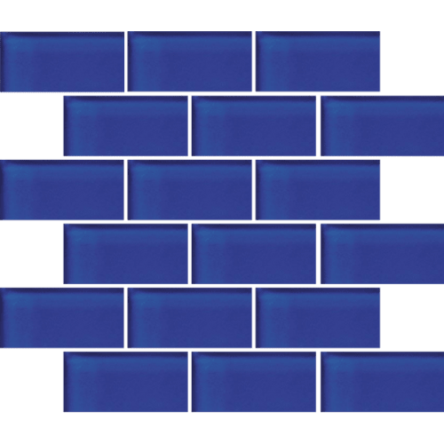 Glass Blox in Purple Zing 2"x4" Glass Tile