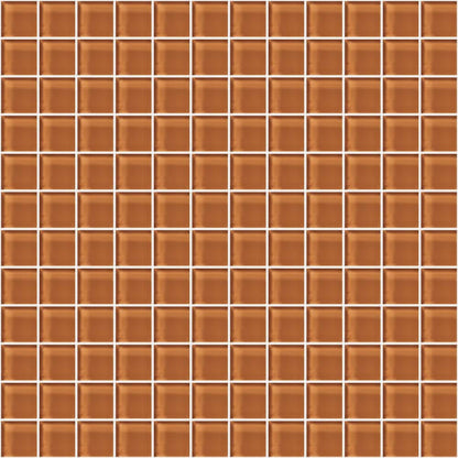 Glass Blox in Iced Tea 1"x1"