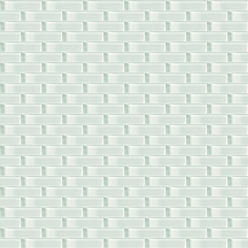 Glass Blox in Moon Beam 1/2"x2" Glass Tile