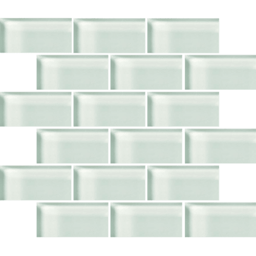 Glass Blox in Moon Beam 2"x4" Glass Tile