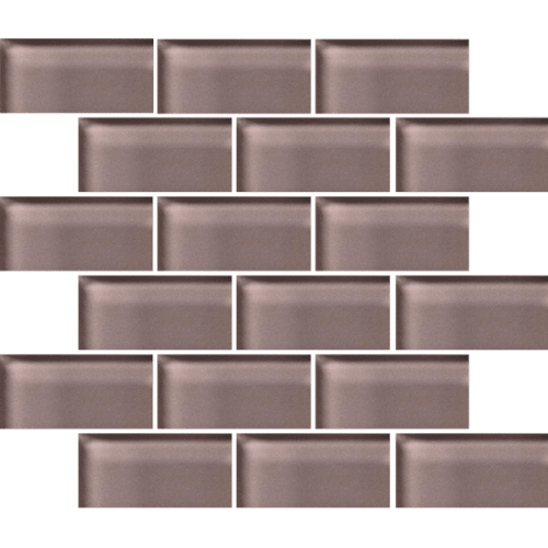 Glass Blox in Dusk 2"x4" Glass Tile