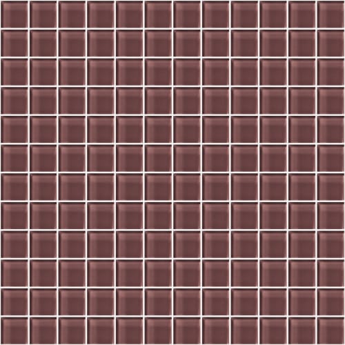 Glass Blox in Taupe Fog 1"x1"