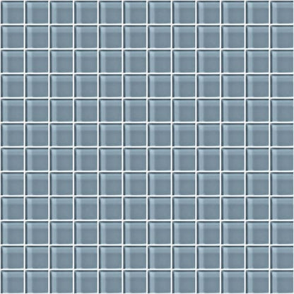 Glass Blox in Blue Haze 1"x1"