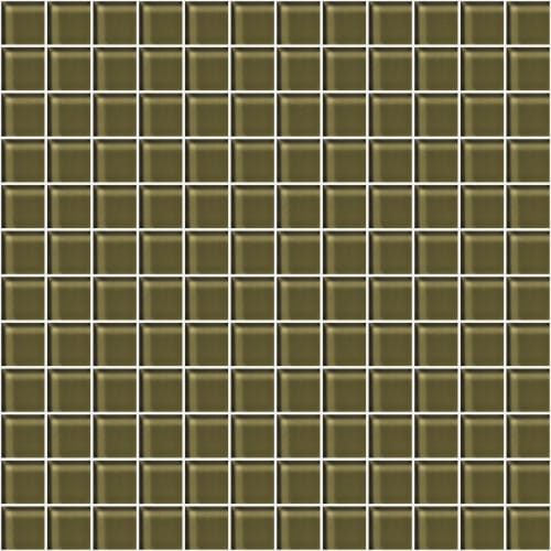 Glass Blox in Deep Sea 1"x1" Glass Tile