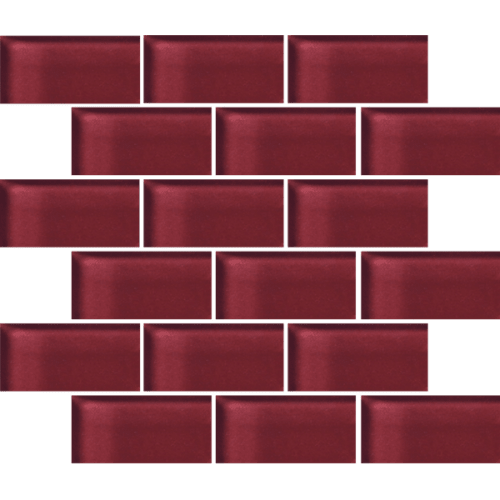 Glass Blox in Sherry 2"x4" Glass Tile