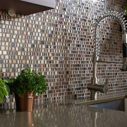 Jewel Tide in Silver Shore Glass Tile