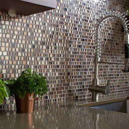 Jewel Tide in Cobblestone Glass Tile