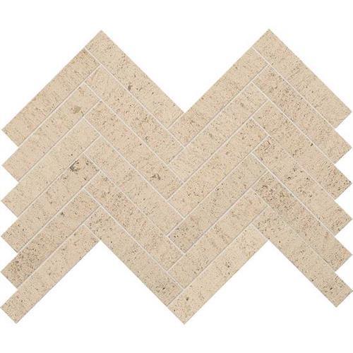 Ascend in Honest Greige Chevron Mosaic