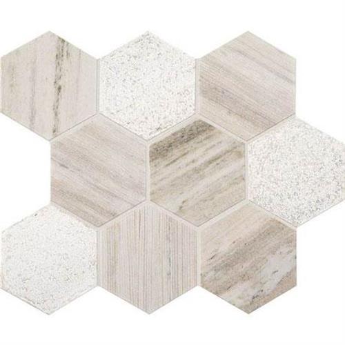 Haven Point in Open Horizon 4 In. Hexagon Mosaic - 4x4 Tile