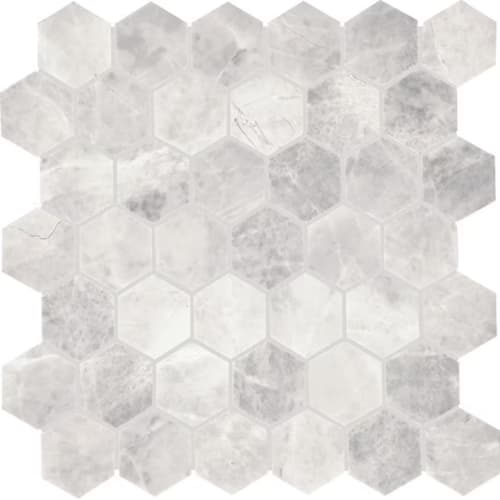 Eclessia Marble in Cristallo Hexagon Natural Stone