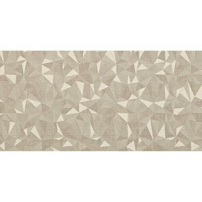 Fabric Art in Modern Kaleidoscope Natural Prism 12x24