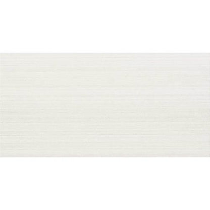 Fabric Art in Modern Linear White 12x24