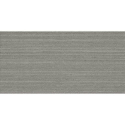 Fabric Art in Modern Linear Medium Gray 12x24