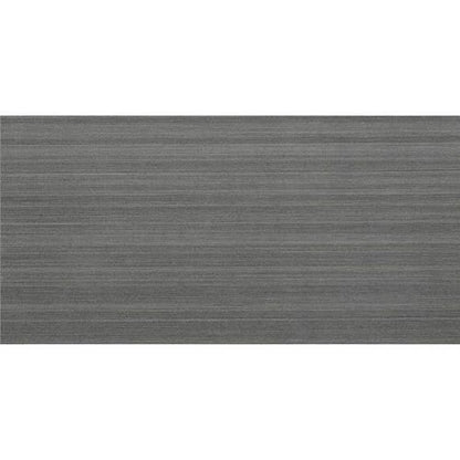 Fabric Art in Modern Linear Dark Gray 12x24