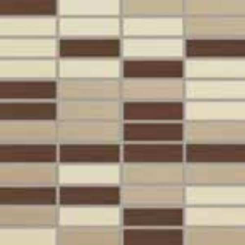 Shades 2.0 in New Warms Linear Mosaic 1"x3" Tile