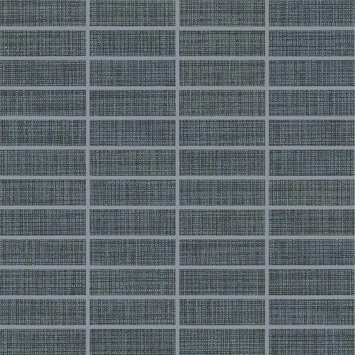 Fabric Art in Modern Textile Midnight Blue 1x3