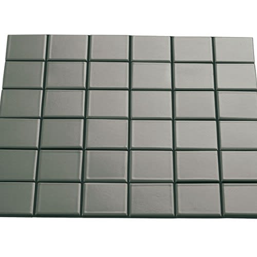 Multiplier in Grey Square Mosaic 2"x2" Matte Tile