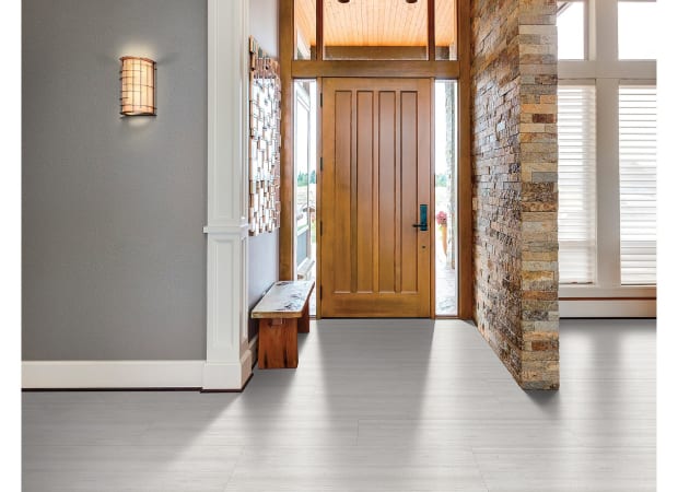 Tile Options in White Chalk Luxury Vinyl