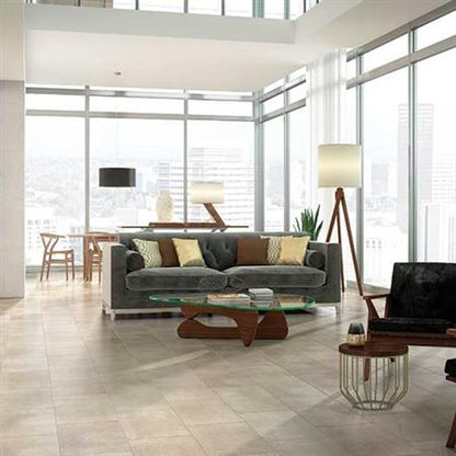 Reminiscent in Reclaimed Gray 2x2 Tile