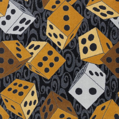 Roll the Dice - 26 in Charcoal Carpet