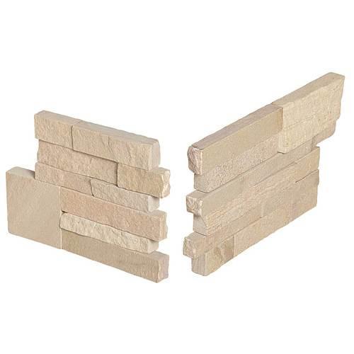 Stacked Stone in Eastern Sand (Stacked Stone Corner) Natural Stone