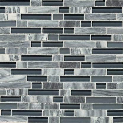 Stone Radiance&trade; in Glacier Gray Marble Random Mosaic Blend